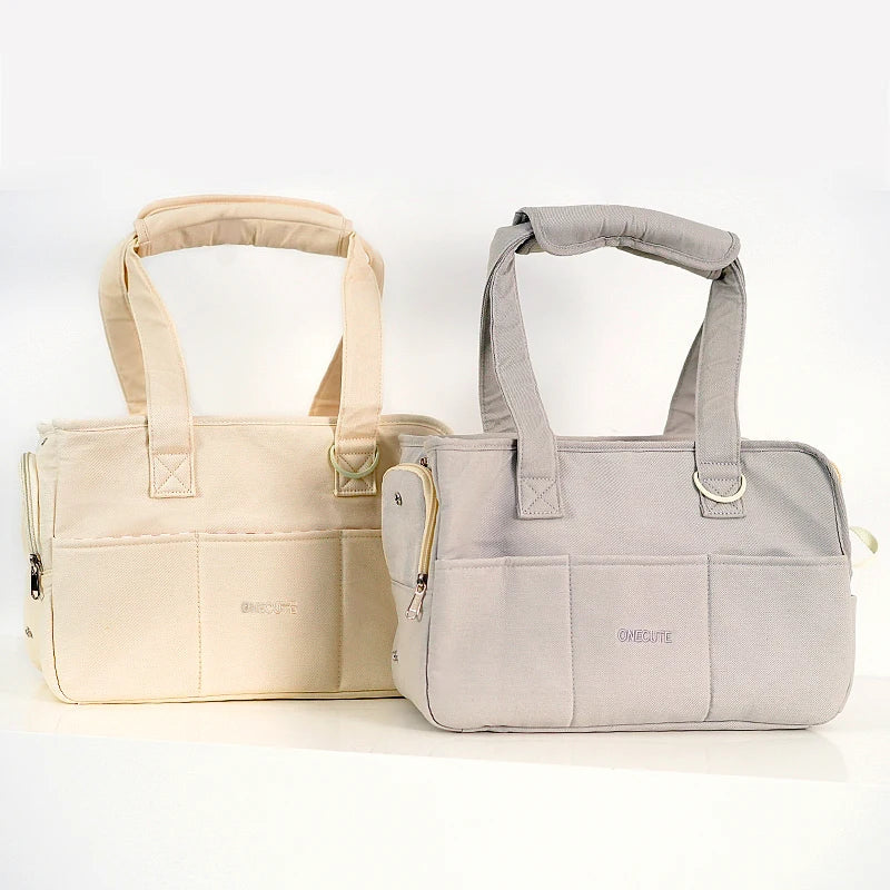 Travel Pet Carrier Bag – Breathable Cotton Shoulder Bag for Pets