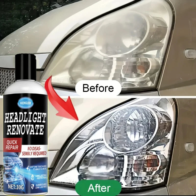 Headlight Restoration Kit – Ceramic Coating, Removes Yellowing