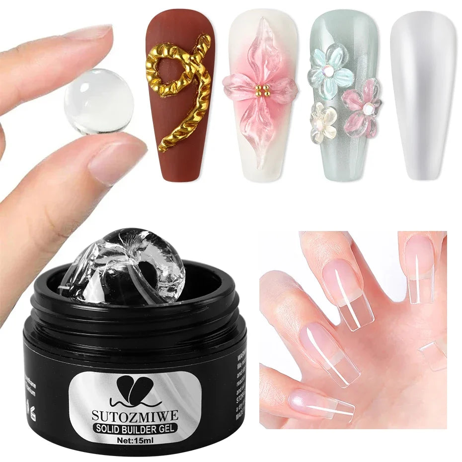 Full Beauty 15ml UV Builder Gel – Nail Extension & 3D Sculpting
