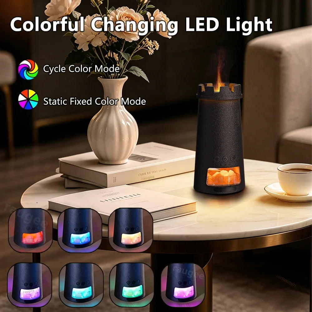 USB Aroma Essential Oil Diffuser & Cool Mist Humidifier | LED