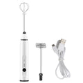 USB Rechargeable Handheld Milk Frother – 3 Speed Electric Whisk