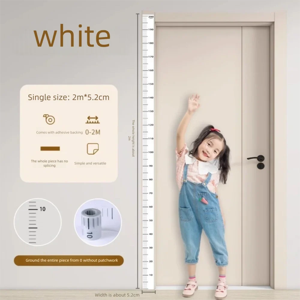 Waterproof Height Measurement Wall Sticker – 2M PVC