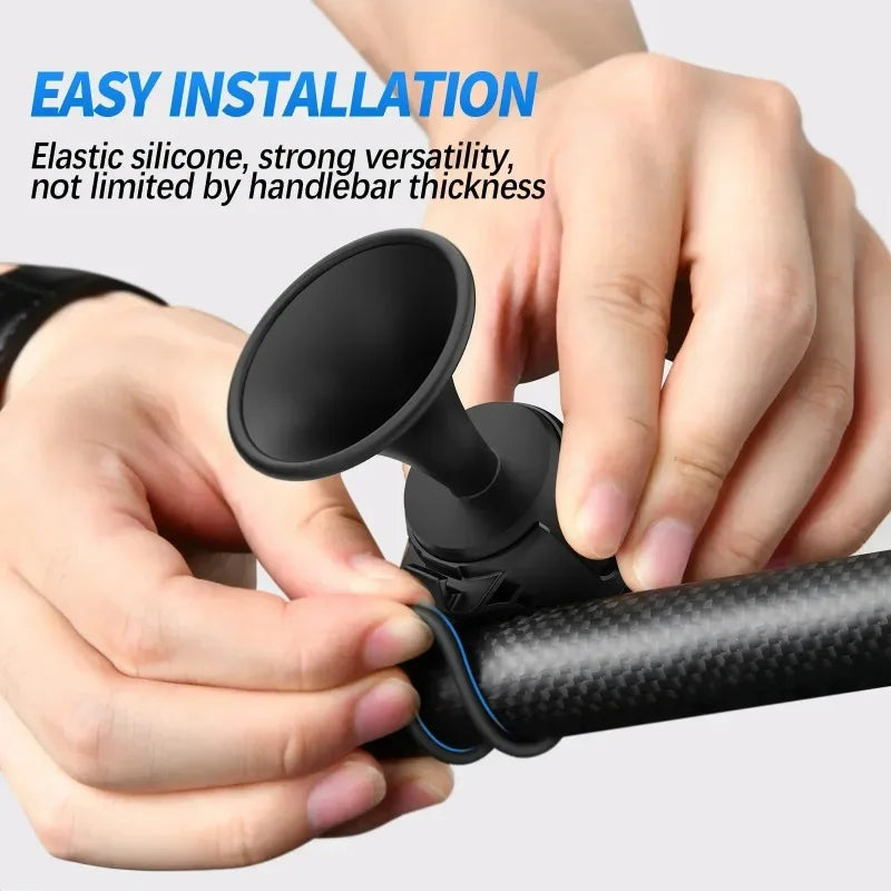 Electronic Bicycle Horn Bell – 120dB Loud Handlebar Alarm