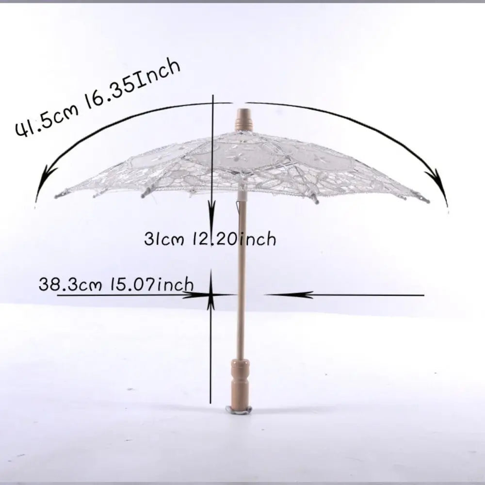 Vintage Lace Parasol Umbrella – Bridal Wedding Sun Parasol