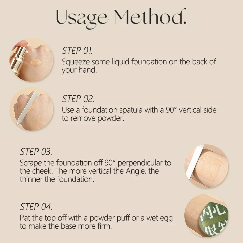 Stainless Steel Makeup Mixing Spatula – Foundation & Pigment Tool