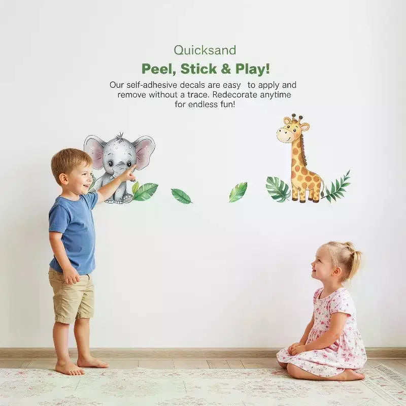 Forest Animals Kids Wall Stickers – Nursery Vinyl Decals