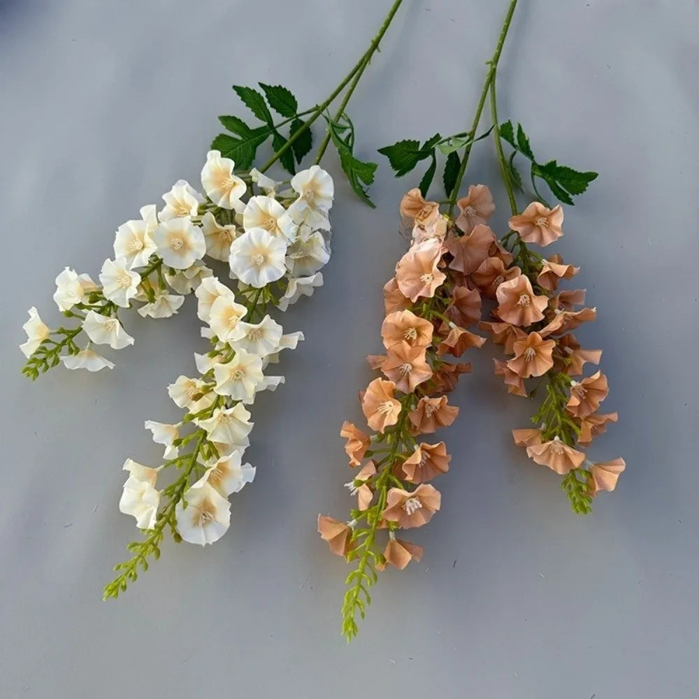 Pink Artificial Larkspur Silk Flowers – 2-Fork Faux Floral Stems