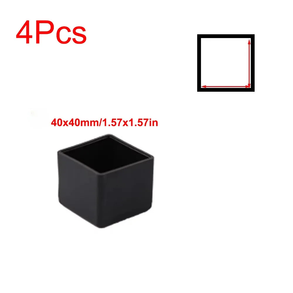 Non-Slip Chair Leg Caps – Furniture Floor Protectors 4 Pack