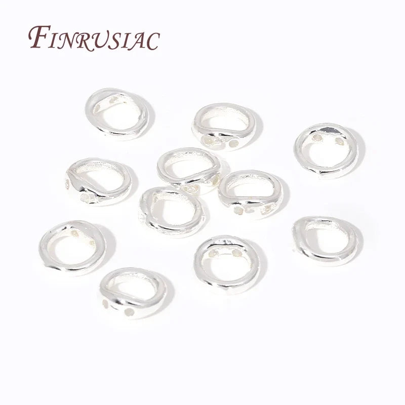 18K Gold Plated End Beads & Connecting Rings – DIY Jewelry