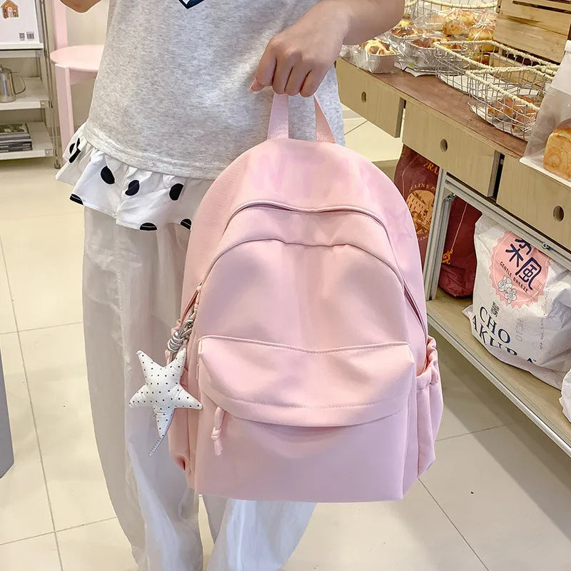 Korean-Style Large Capacity Waterproof School & Travel Backpack