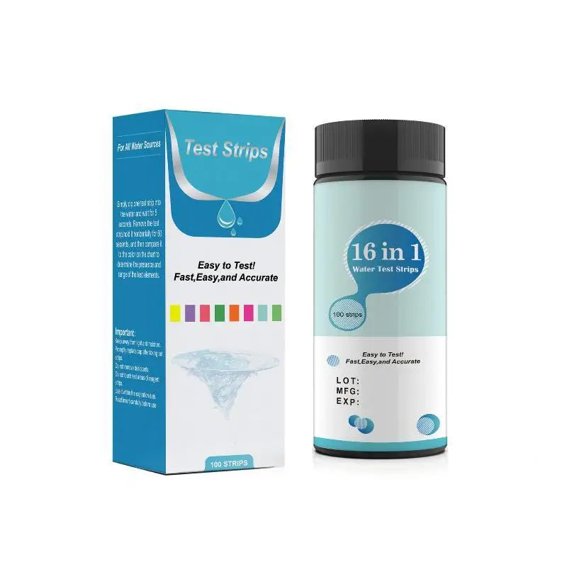 16-in-1 Aquarium Water Test Strips 50/100Pcs | pH & More