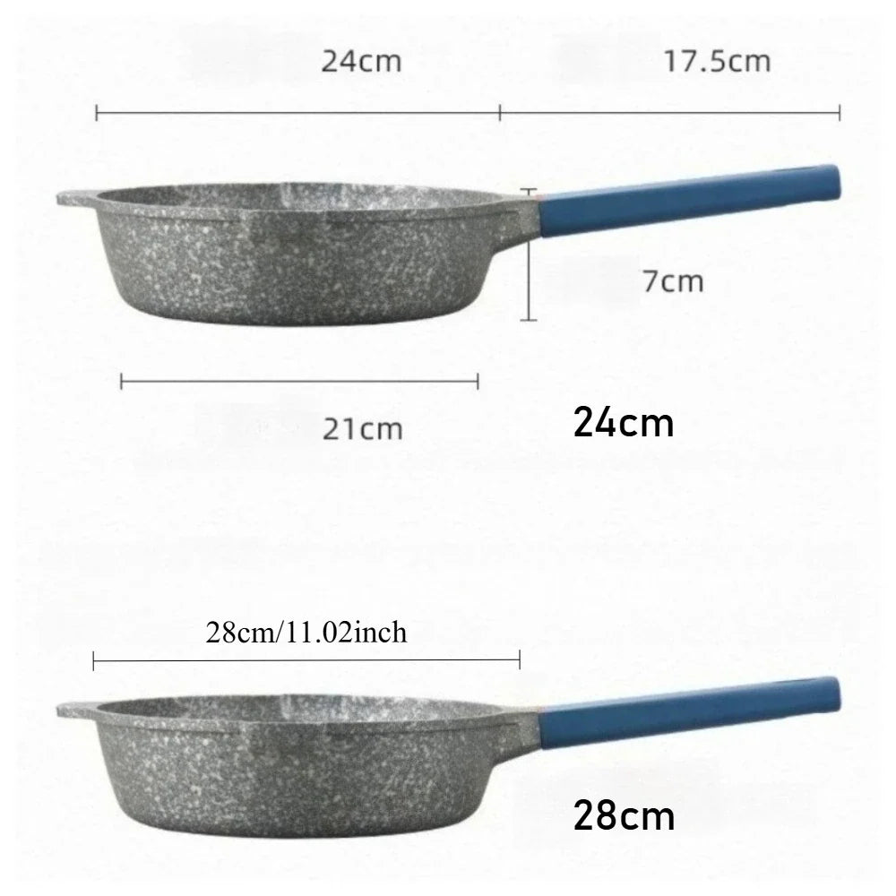 Maifan Stone Nonstick Frying Pan – Volcanic Rock Induction Wok