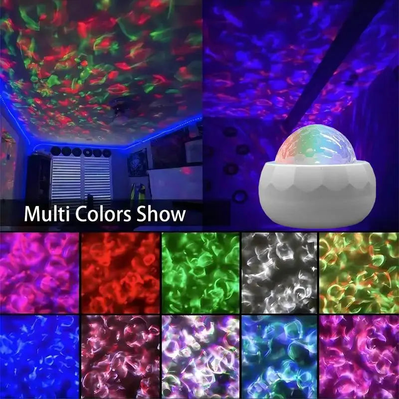 USB RGB LED Galaxy Projector – 7 Modes & Remote Control