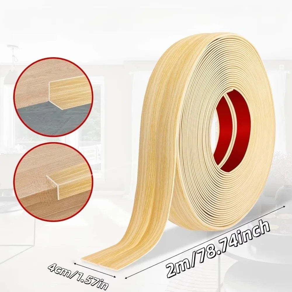 PVC Wall Corner Protector Strip – 4cm x 2m Self-Adhesive Trim