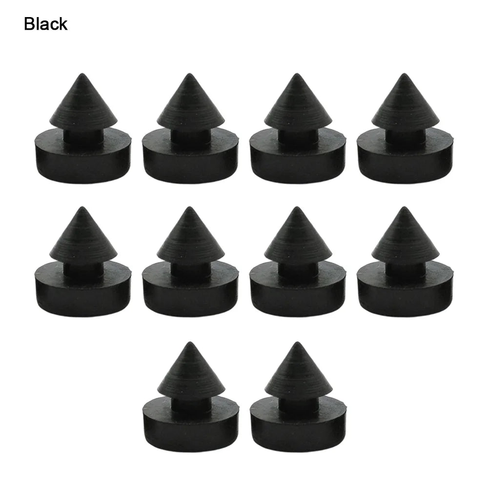 Rubber Elevator Door Bumper Stoppers 12mm | 10-Pack, 3 Colors