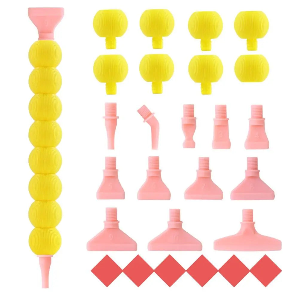 5D Diamond Painting Pen Kit – 12 Replacement Pen Tips & Clay
