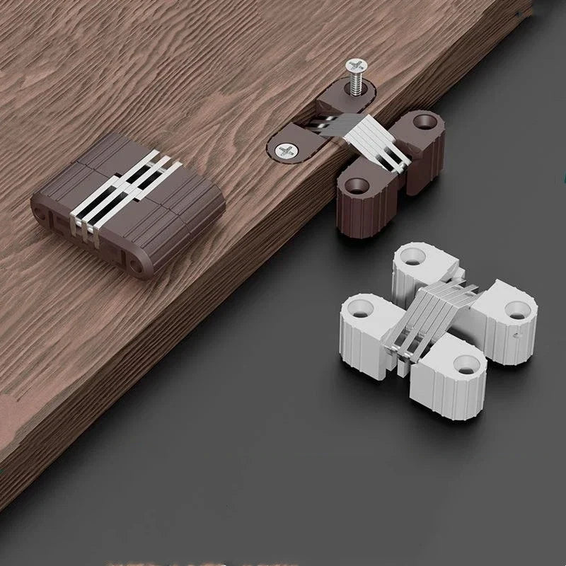 Cross Concealed Hinge Plastic Iron Folding Table Chair Hardware