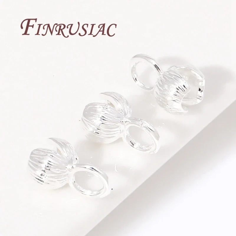 18K Gold Plated Clam Shell Bead Tip Cord Ends – DIY Jewelry