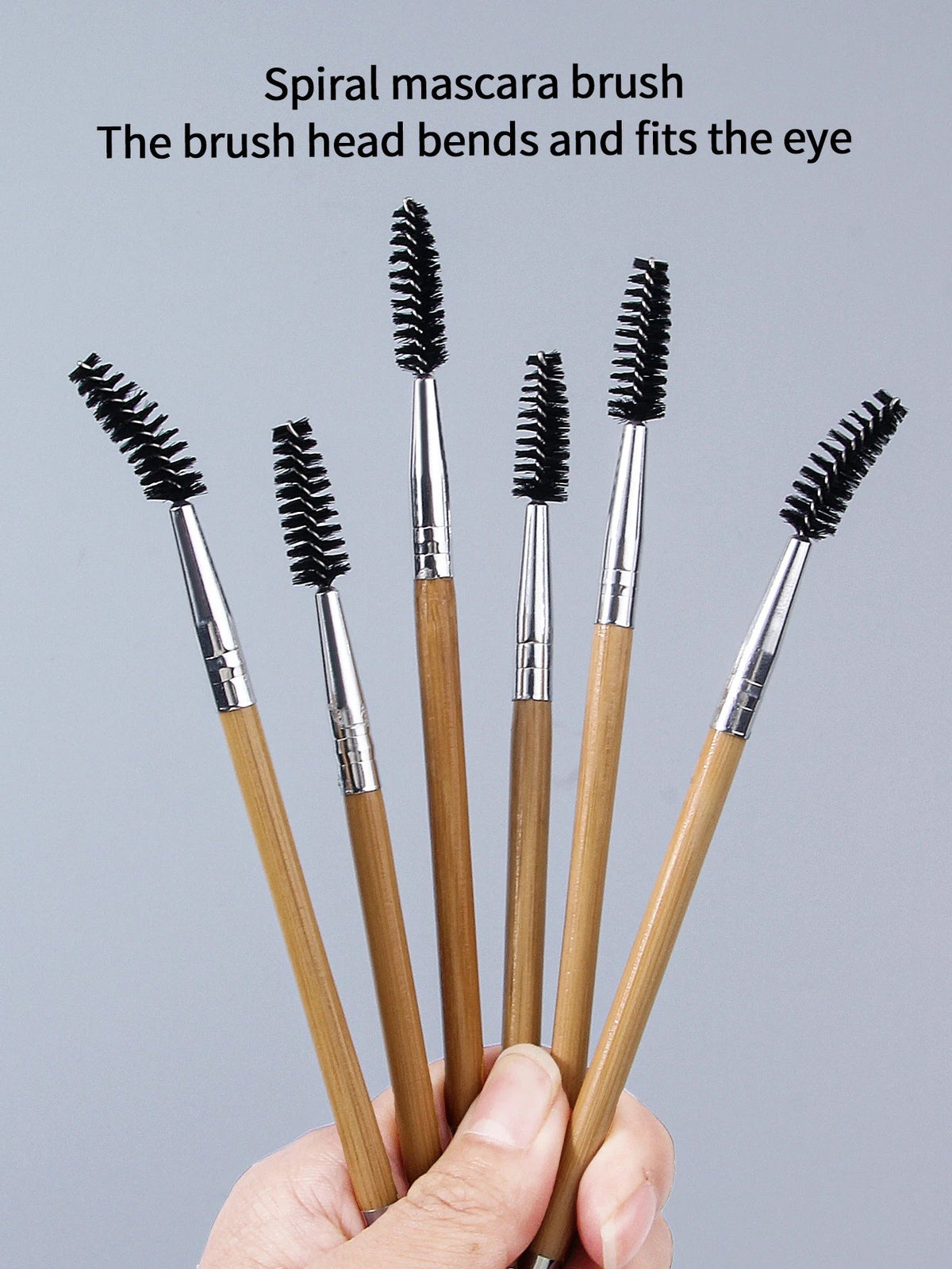 12PCS Double-Ended Eye Makeup Brush Set – Bamboo Handle