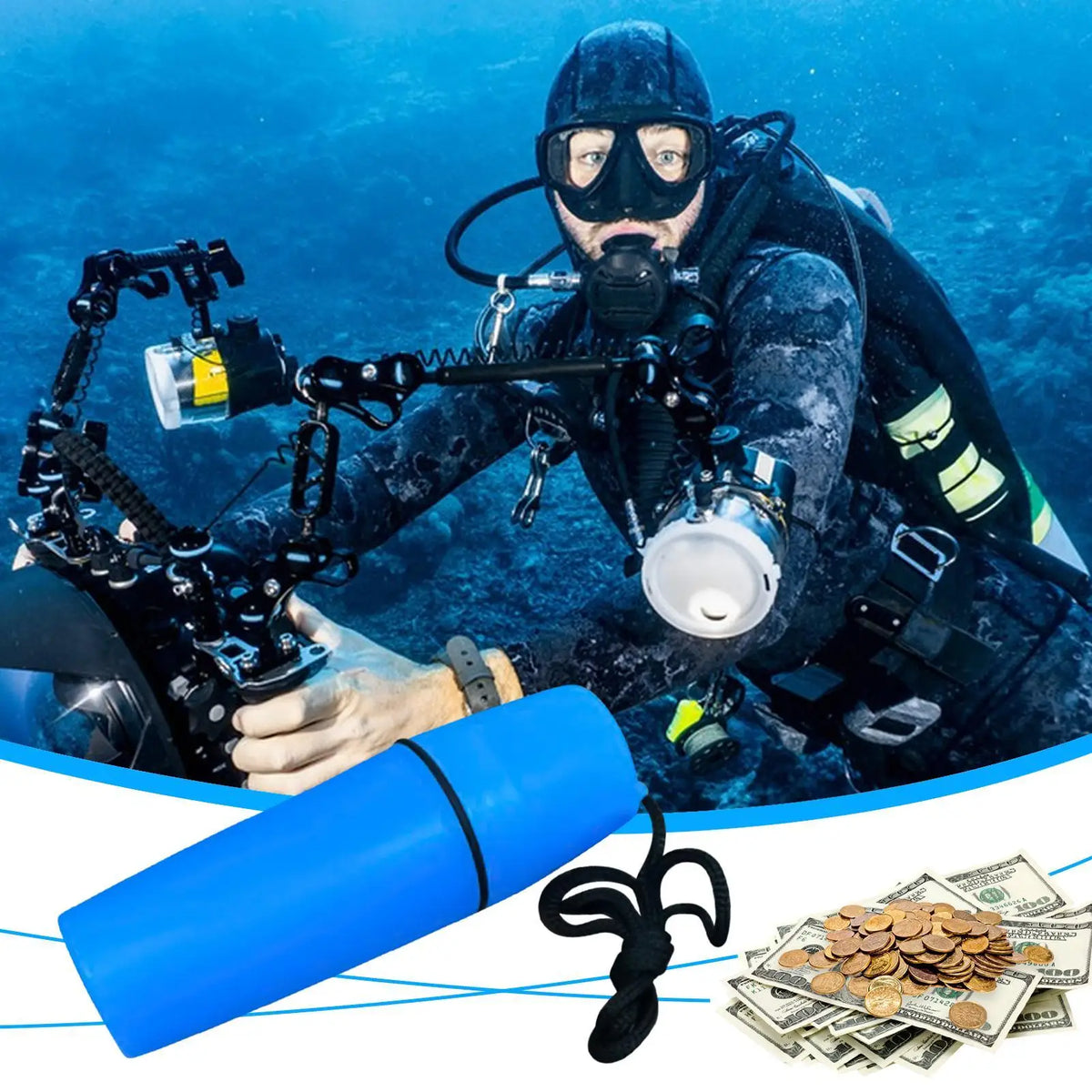 Waterproof Floating Dry Box for Swimming, Diving & Snorkeling