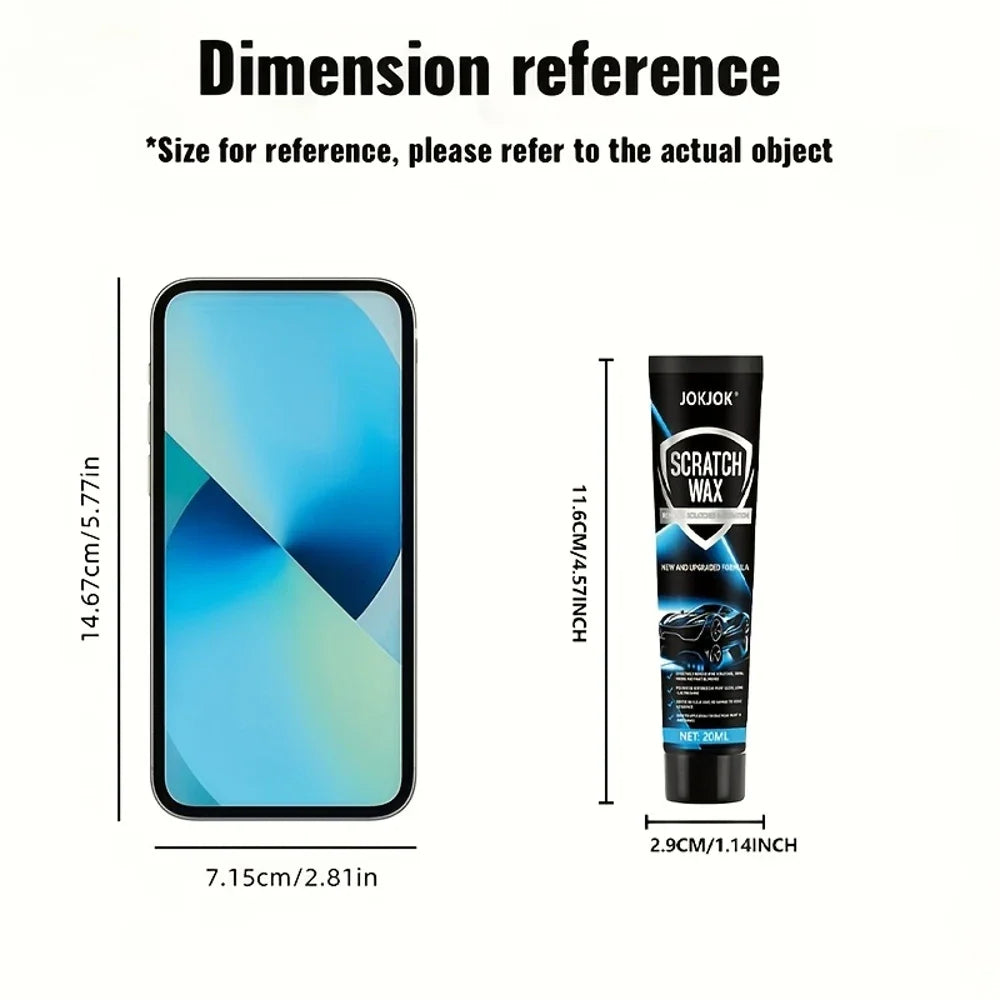 20ml Instant Scratch Remover Paste – Car Paint & Eyeglasses