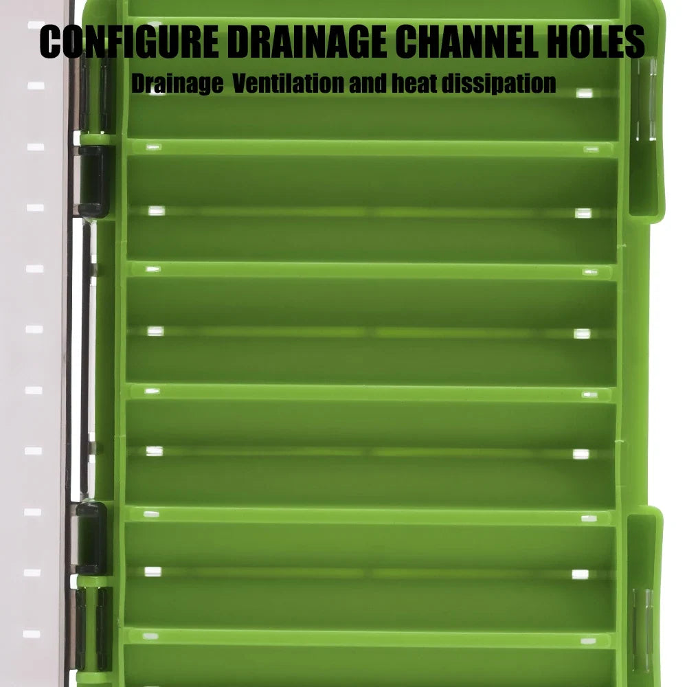 Double-Sided Fishing Tackle Box – Lure & Hook Organizer