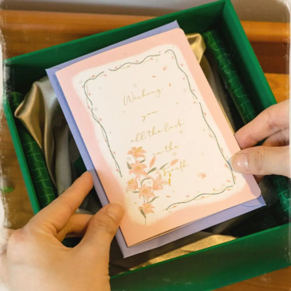 3D Pop-Up Flower Greeting Card – Handmade Valentine's Day Card