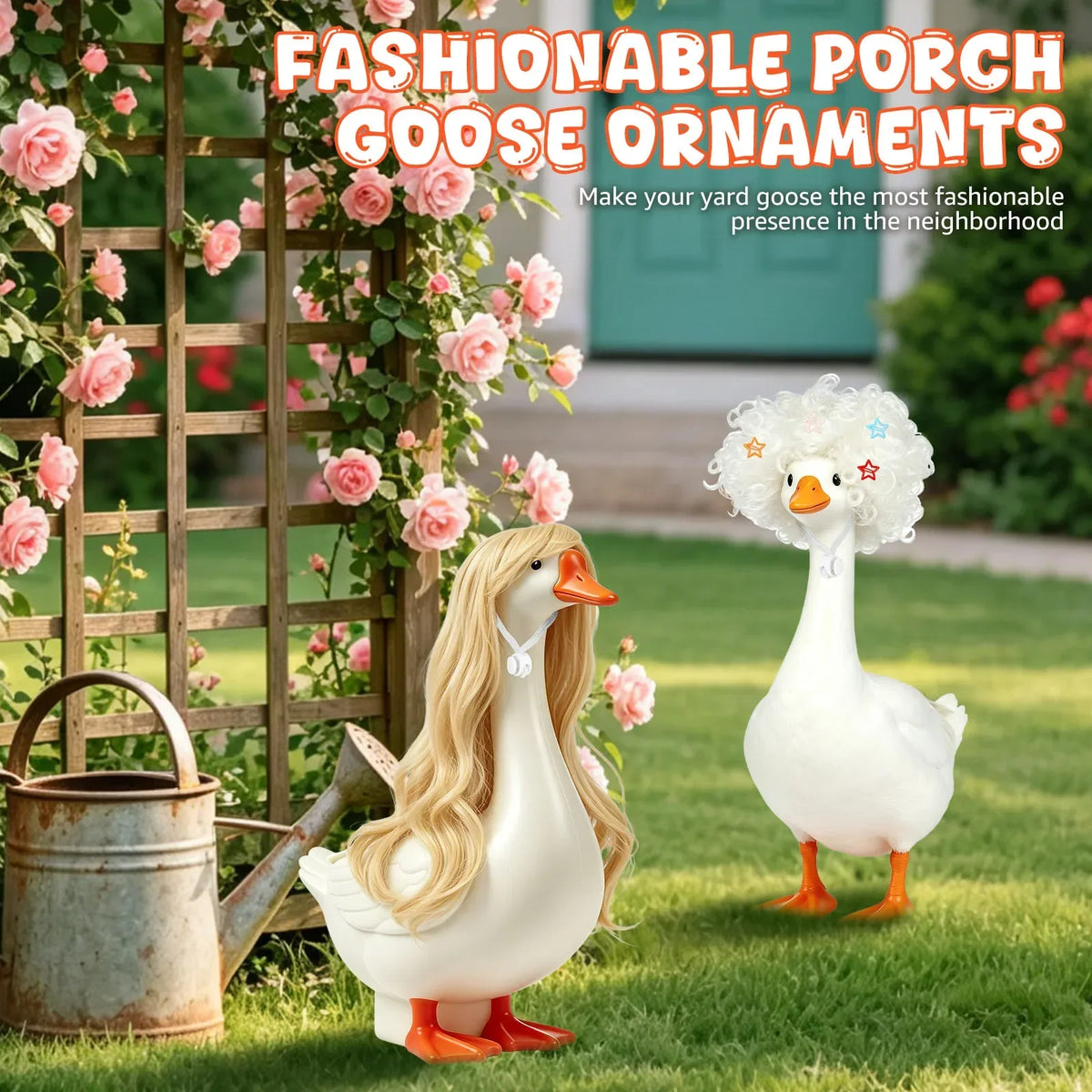 Porch Goose Wig Set 3/4/5 Pcs – Fits 17–23 Inch Statues