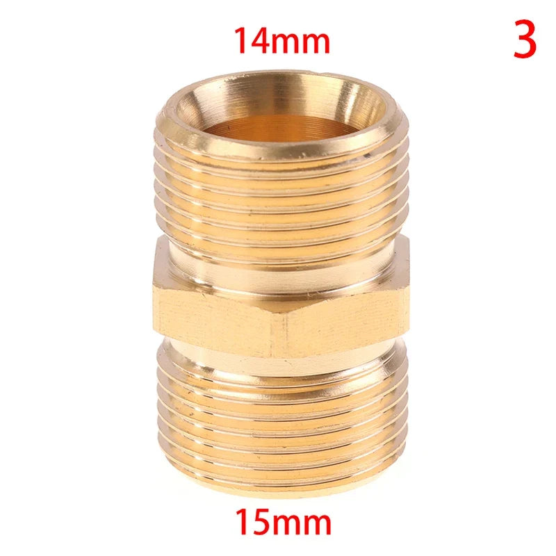 M22 Brass Hose Connector Adapter for Pressure Washers