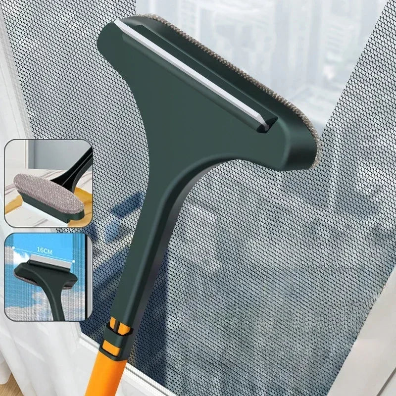 Window & Screen Cleaning Brush – Dry Wet Dual-Use Tool