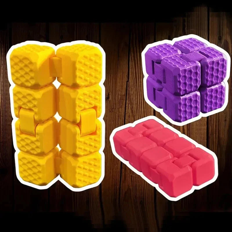3D Honeycomb Infinity Cube Fidget Toy – Foldable Flip Cube