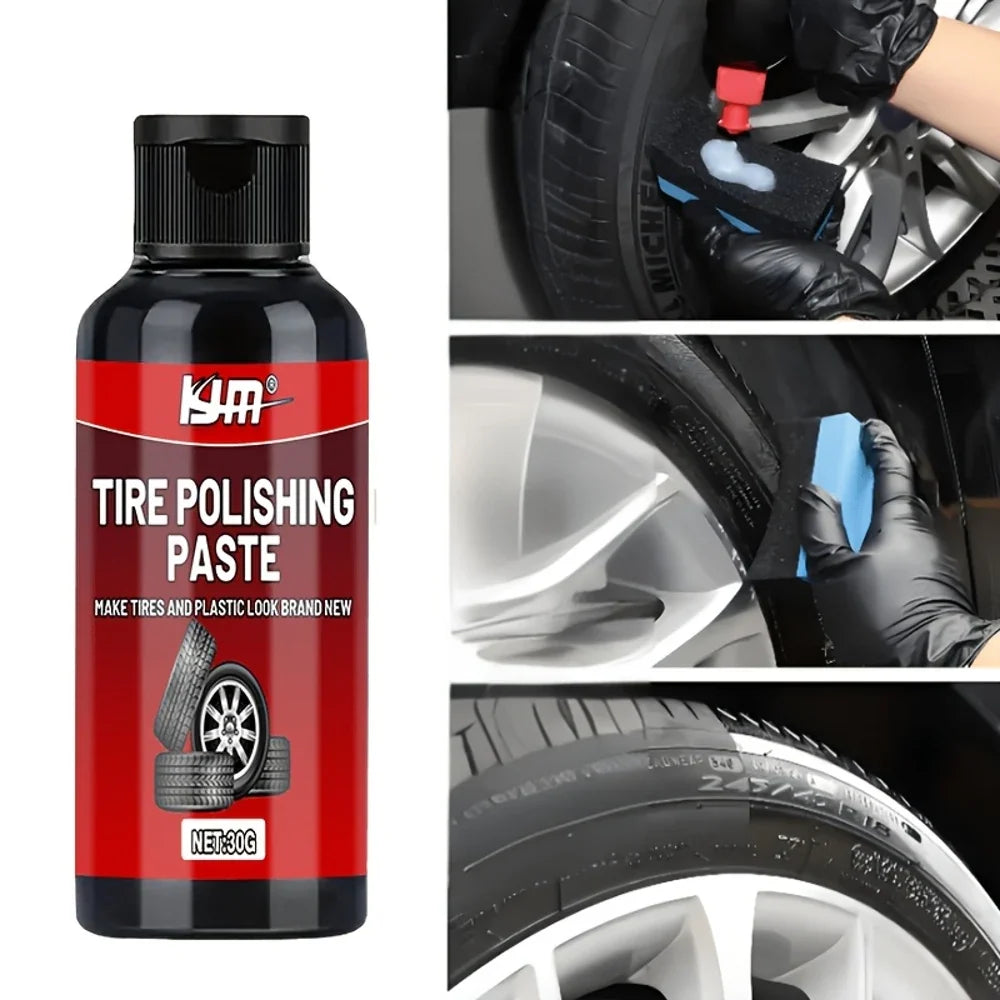 KJM Liquid Tire Wax – Gloss Enhancer & Rubber Protector