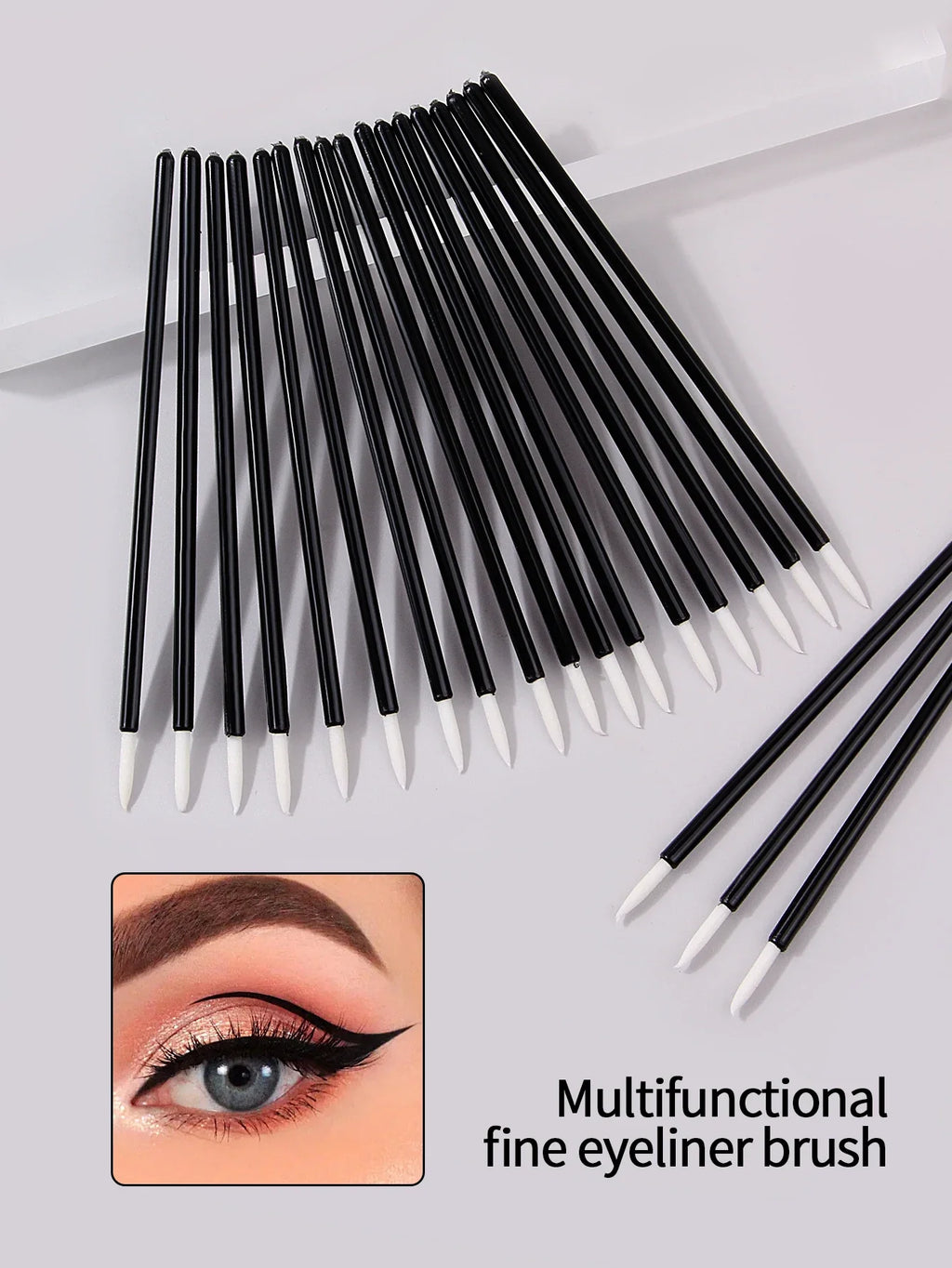 60-Piece Eye Makeup Brush Set with Storage Box | Nixie