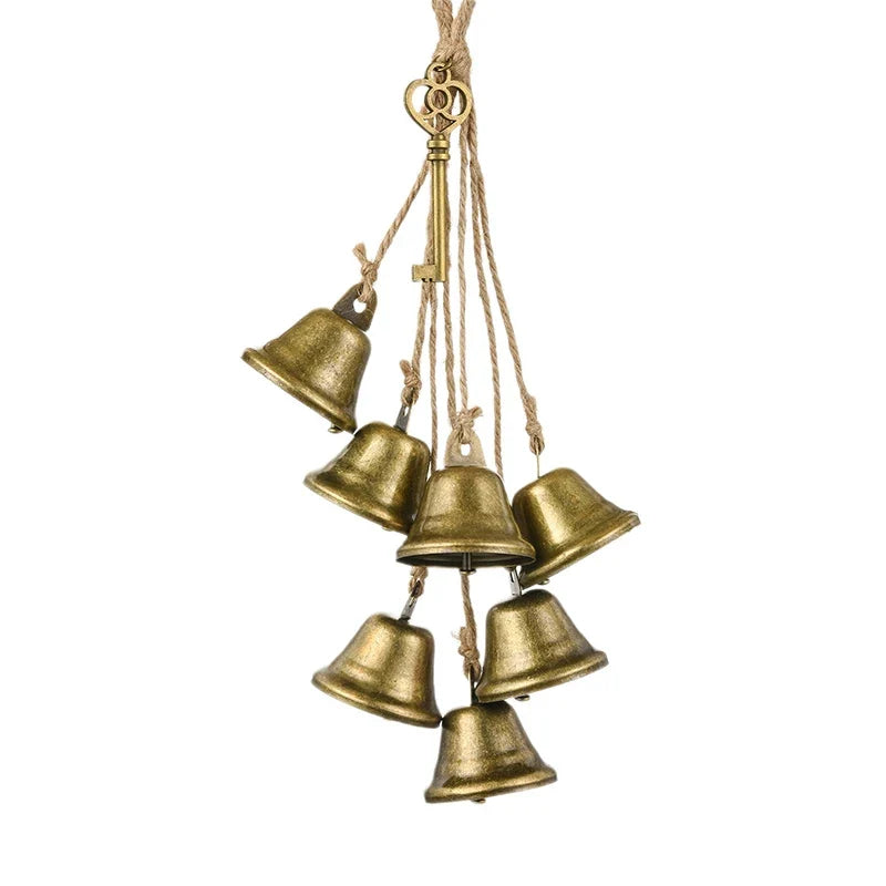Vintage Hanging Bell Décor – Magic Wind Chimes for Doors