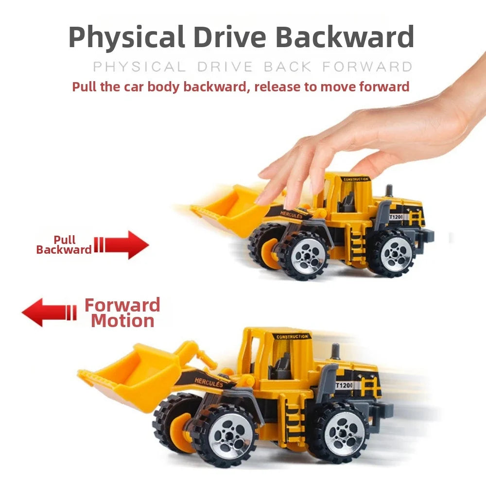 Mini Alloy Tractor & Engineering Vehicle Set – 3-Pack