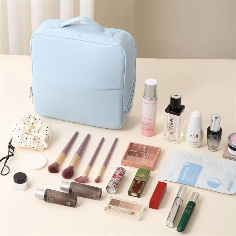 Standing PU Leather Makeup Brush Organizer | Large Capacity