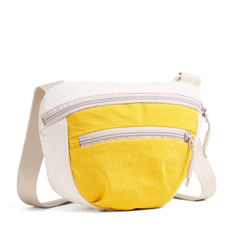 Women's Canvas Crossbody Bag – Multi-Pocket Oxford Shoulder Bag