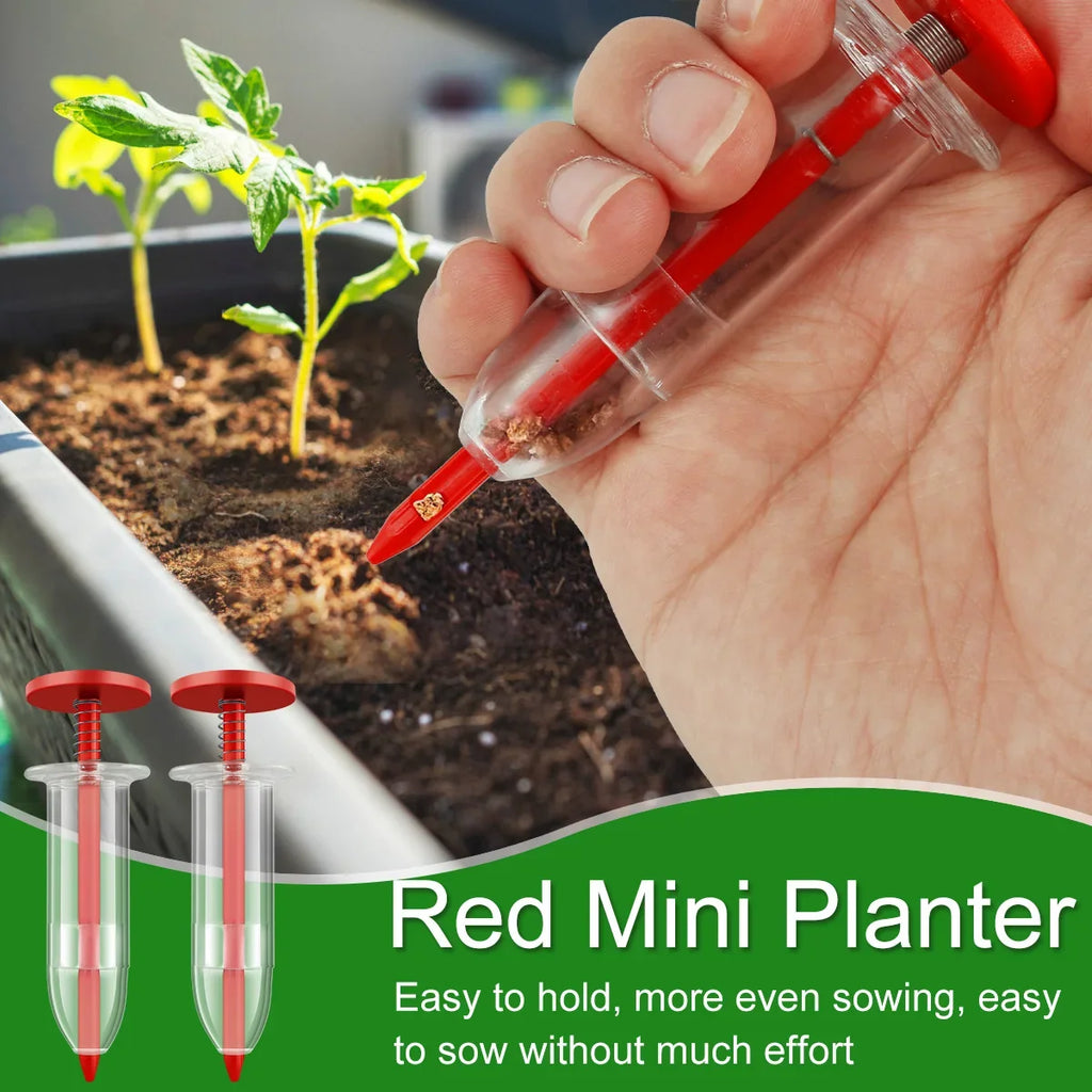Mini Seed Dispenser Sower Set – Manual Garden Seeding Kit