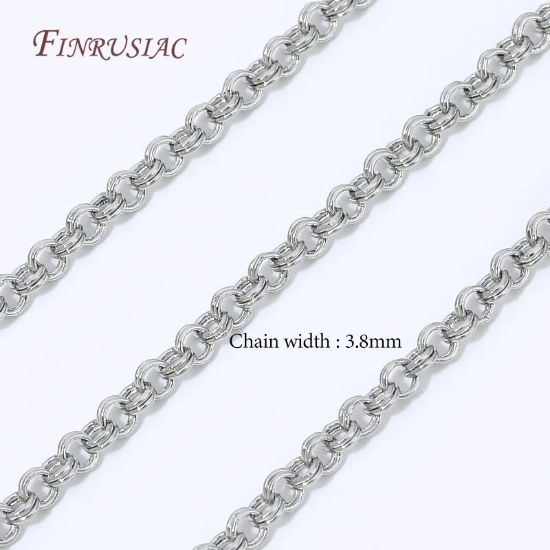 18K Gold Plated Oval Cable Chain Bulk Spool | DIY Jewelry