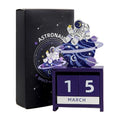 Wooden Block Desk Calendar – Interchangeable Month & Date