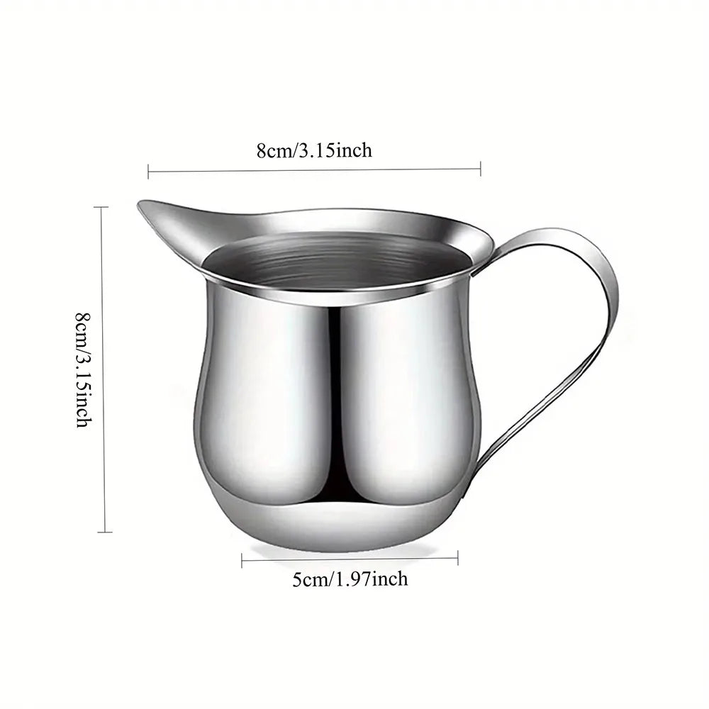 Stainless Steel Milk Frothing Pitcher Cup with Pouring Spout