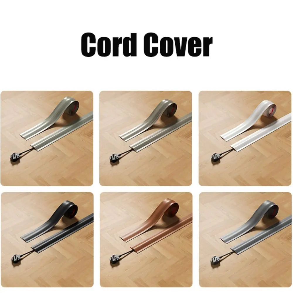 PVC Floor Cord Cover – Flexible Cable Management Protector