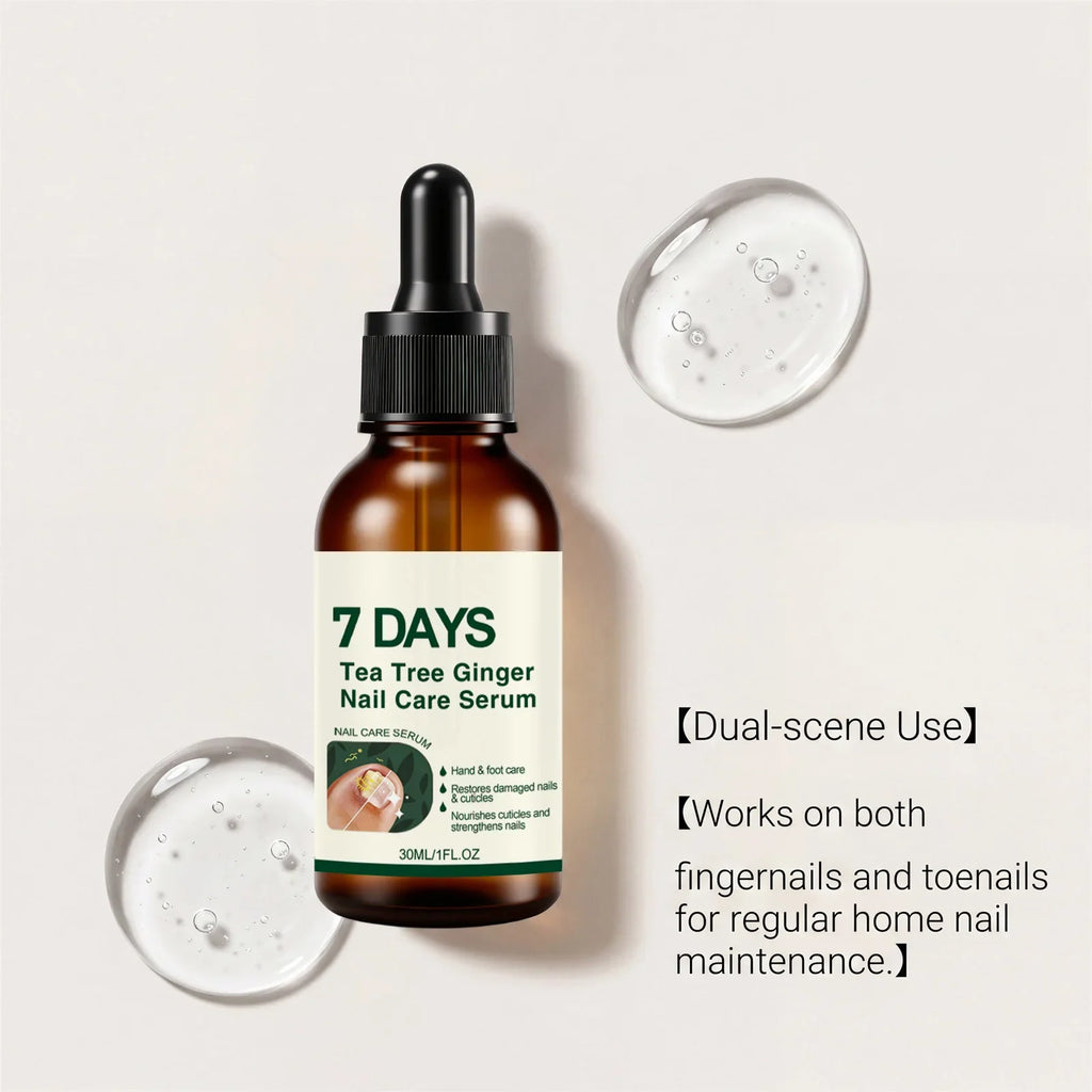 Tea Tree Ginger Nail Serum – Cuticle & Nail Care 30ml