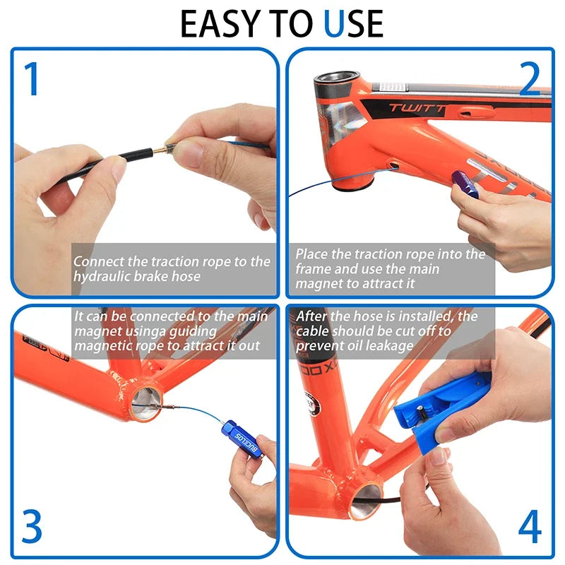 BUCKLOS Internal Bike Cable Routing Tool – MTB & Road Frames