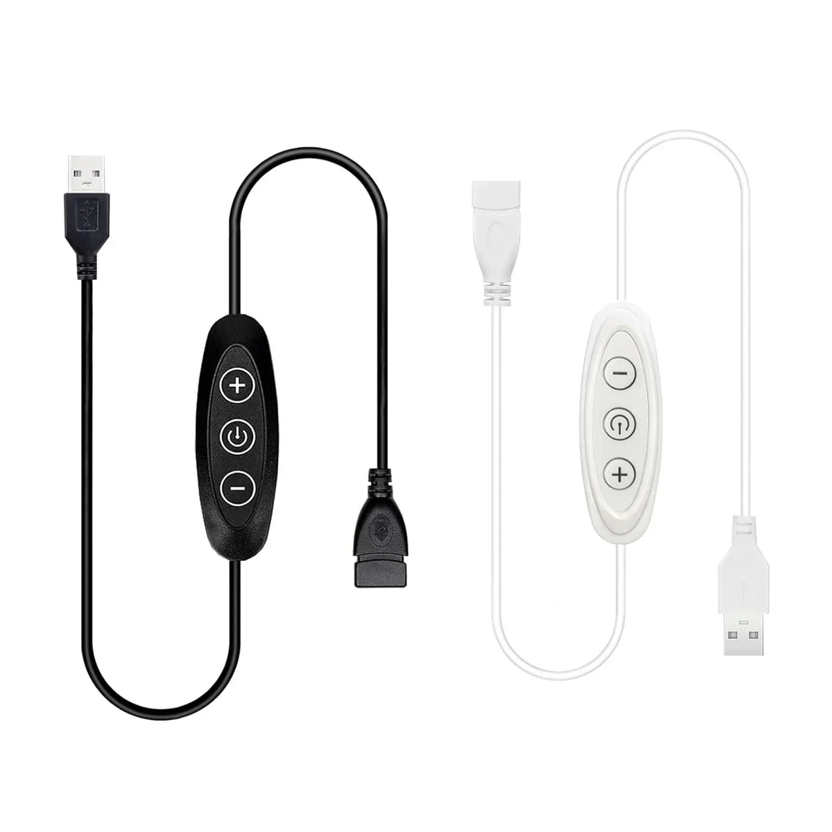 3-Key USB LED Dimmer Switch – 5V 2A, 8 Brightness Levels