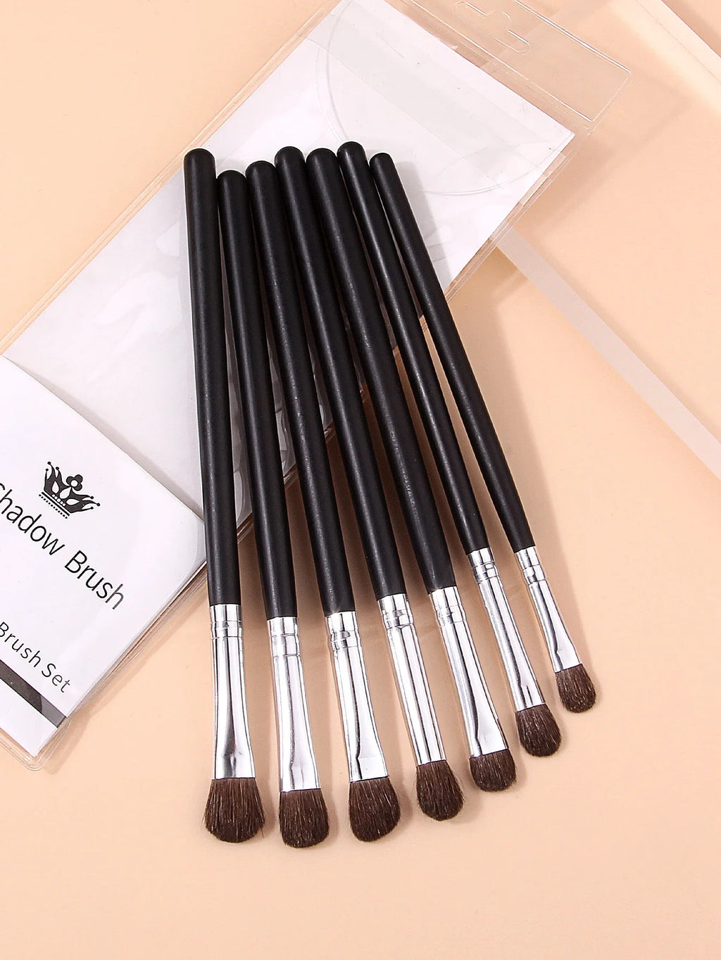 7-Piece Horse Hair Eyeshadow Brush Set – Blending & Shading