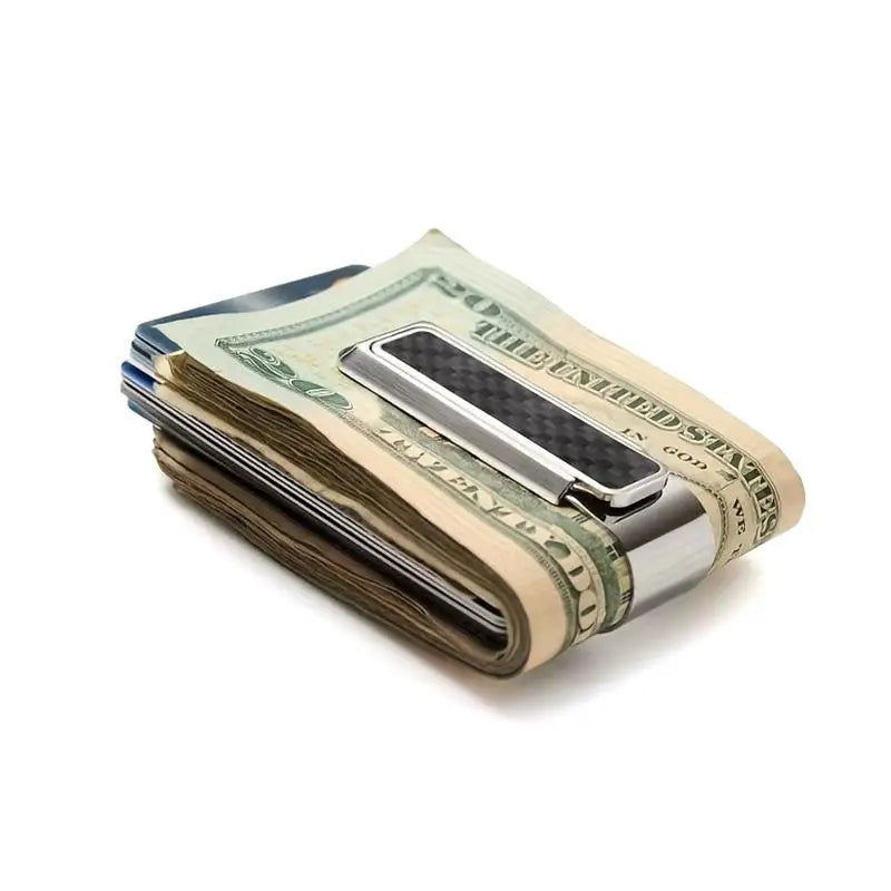 Stainless Steel Slim Money Clip & Card Holder | JETTING