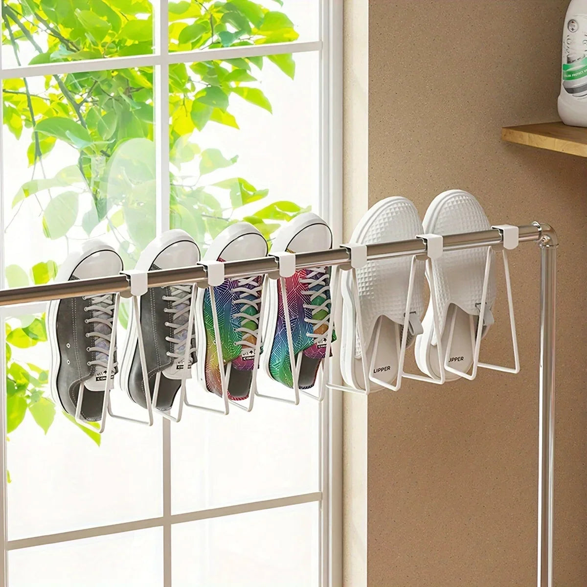 Forged Iron Wall-Mounted Toilet Paper Holder No-Drill Shelf