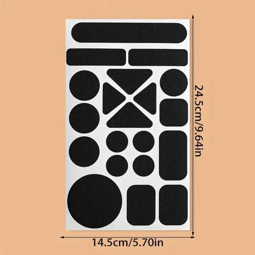 Self Adhesive Iron-On Black Patch – DIY Jacket Repair 24.5x14.5cm