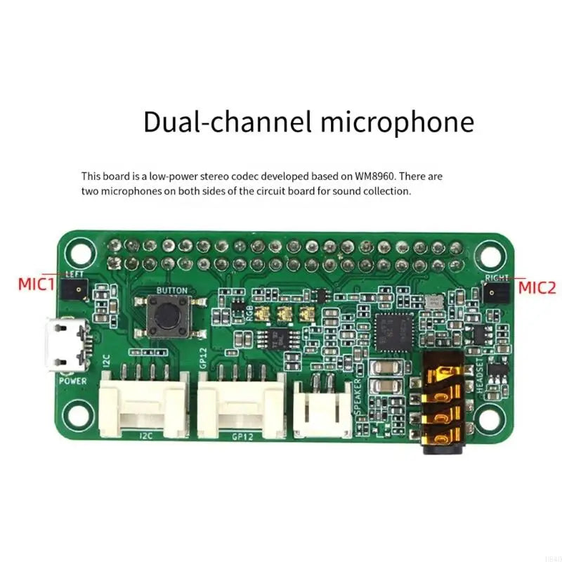Speech Command Add-On Board | Dual Mic 40-Pin Voice Module